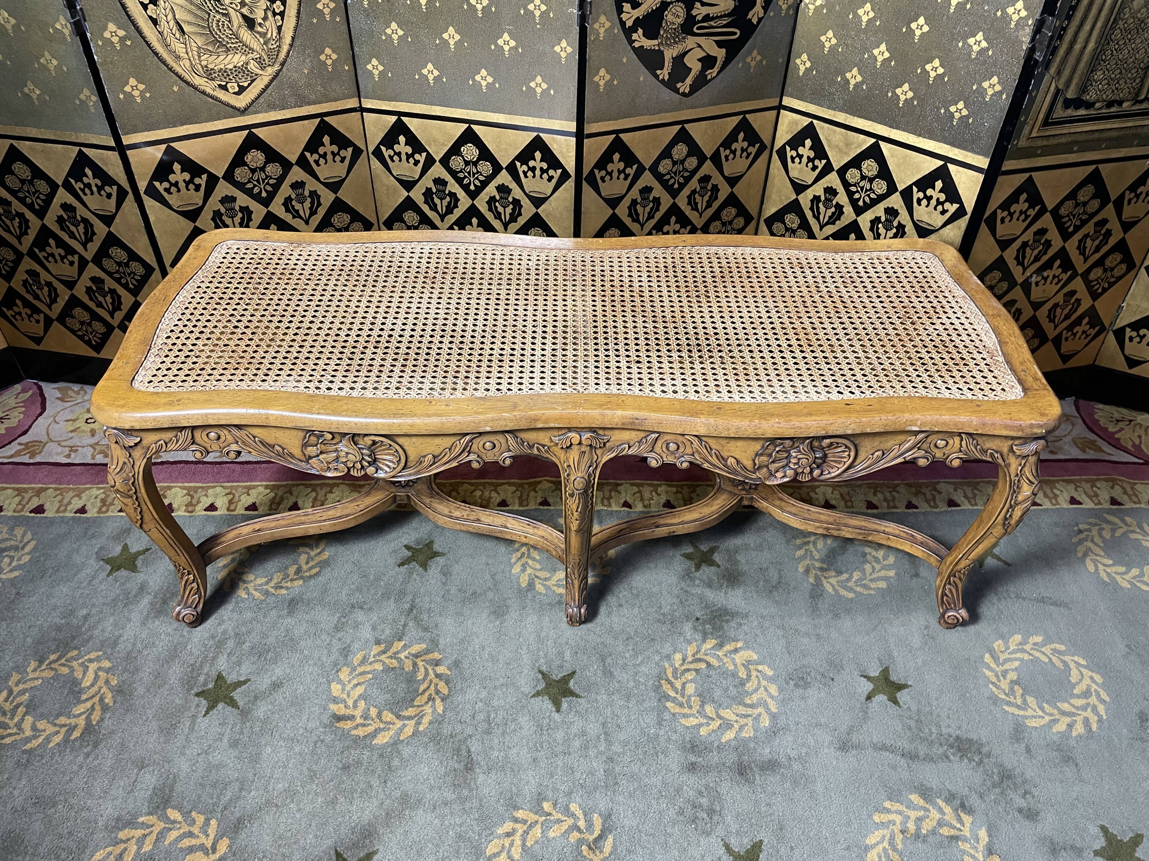 Regency-style bench or entrance bench