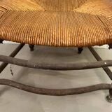 Provençal straw armchair from the 18th century