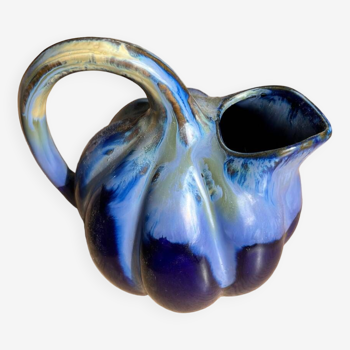 Alphonse blue ceramic sheep water pitcher