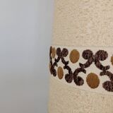 Brutalist oak sculpture lamp