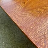 Table scandinave ovale extensible Baumann teck 240cm 1980