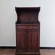 Small antique accent table made of solid wood.