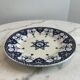 Small plate iron earth Sarreguemines Cluny