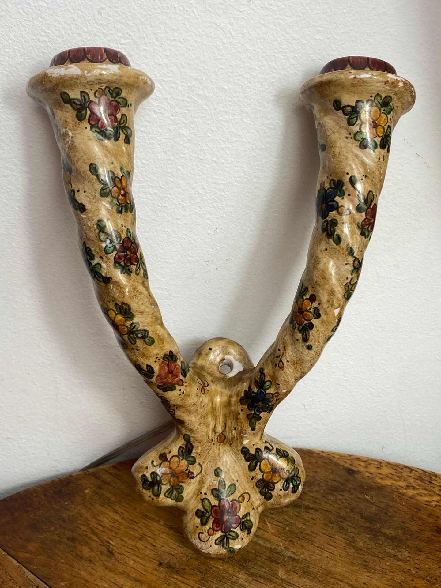 Italian ceramic wall lamp