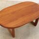 Table de salon design Niels Bach en teck deens 'Hansen'