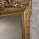 Miroir doré ancien motif floraux 19eme