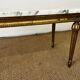 Table basse bois doré et plateau marbre style Louis XVI