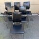 Set of 6 Matteo Grassi leather chairs