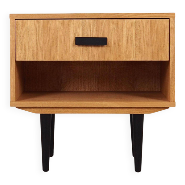 Table de chevet en chêne, design scandinave