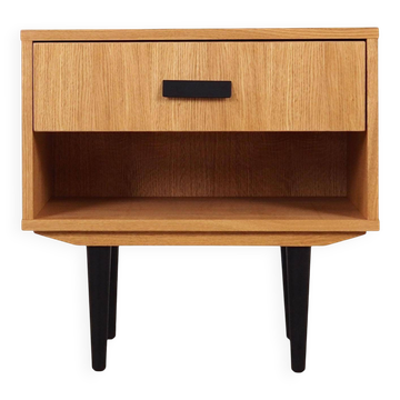Table de chevet en chêne, design scandinave