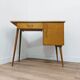 Bureau vintage scandinave en bois et formica