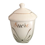 Duo of pots in faience