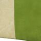 Vintage Square Pouf Skai Faux Leather Green Cream 43cm