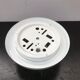 Platfonr Applied Rond Moulded Glass - Vintage White Metal Support