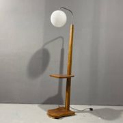 Lampe de sol art déco, années 1930, Tchécoslovaquie