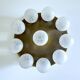 Large Vintage Brass Ceiling Light