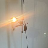 Floor lamp with 2 spotlights, 80s