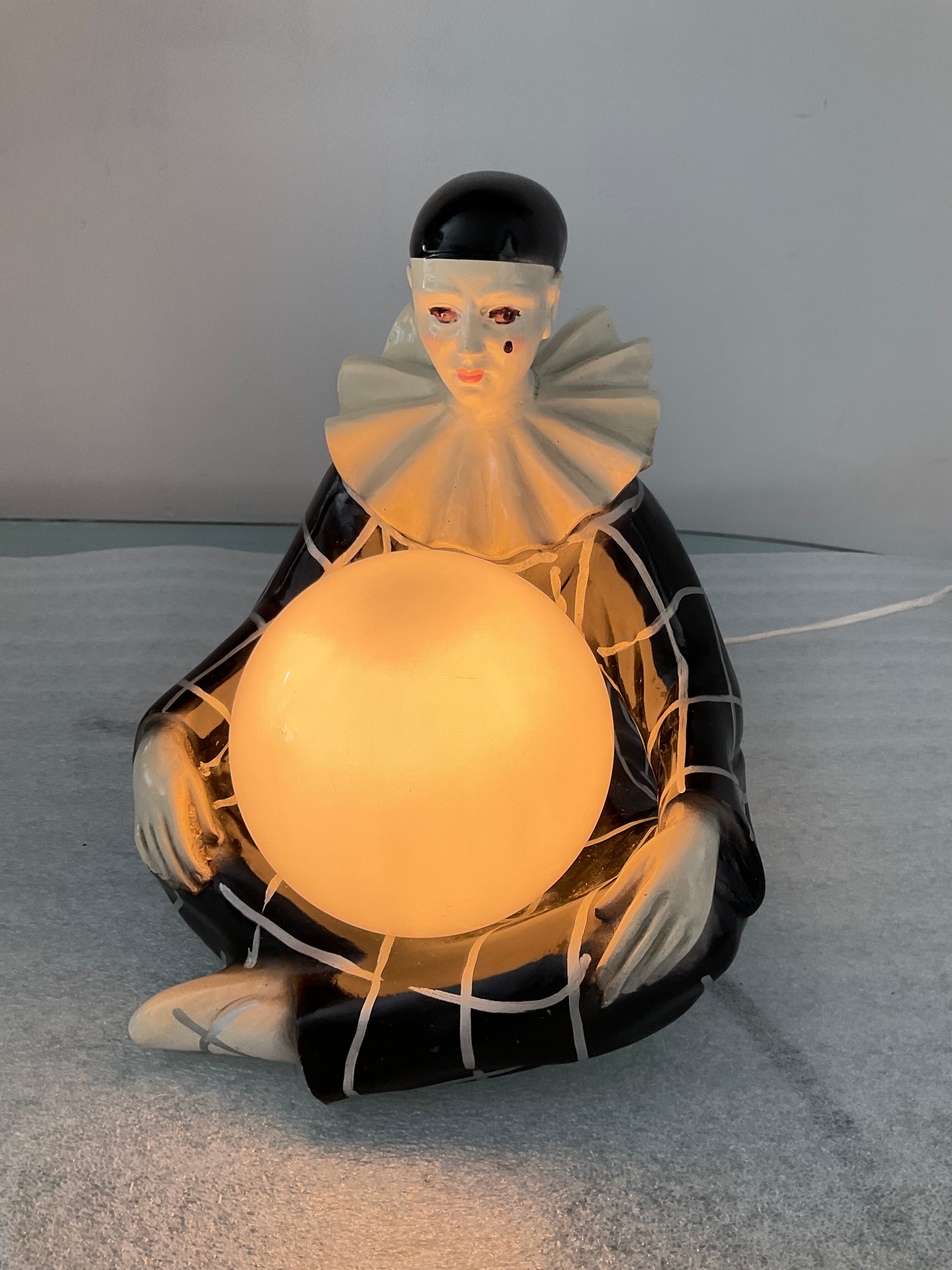 Vintage Pierrot lamp from the 50s and 60s