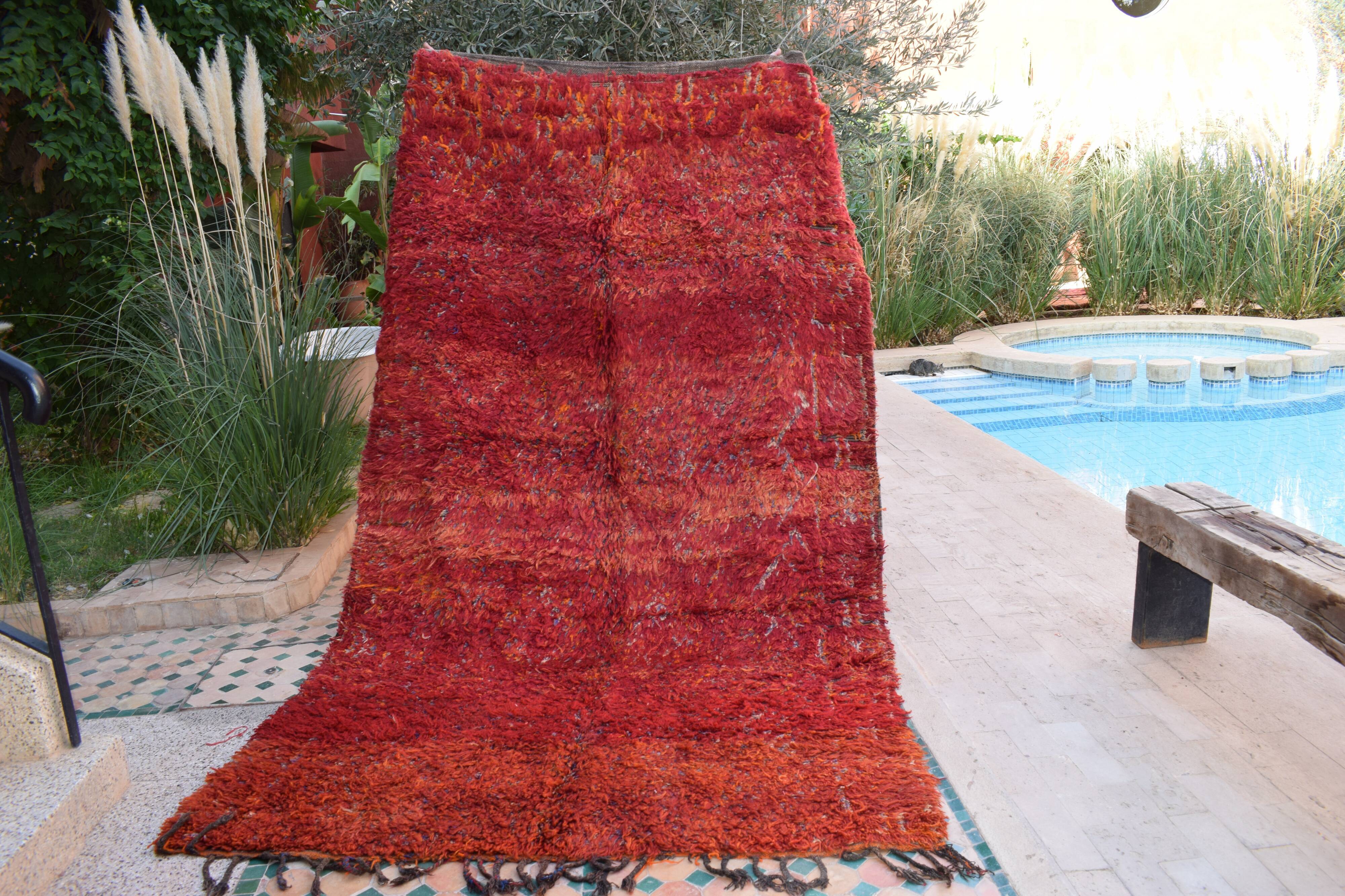 Berber rug Moroccan vintage Atlas
