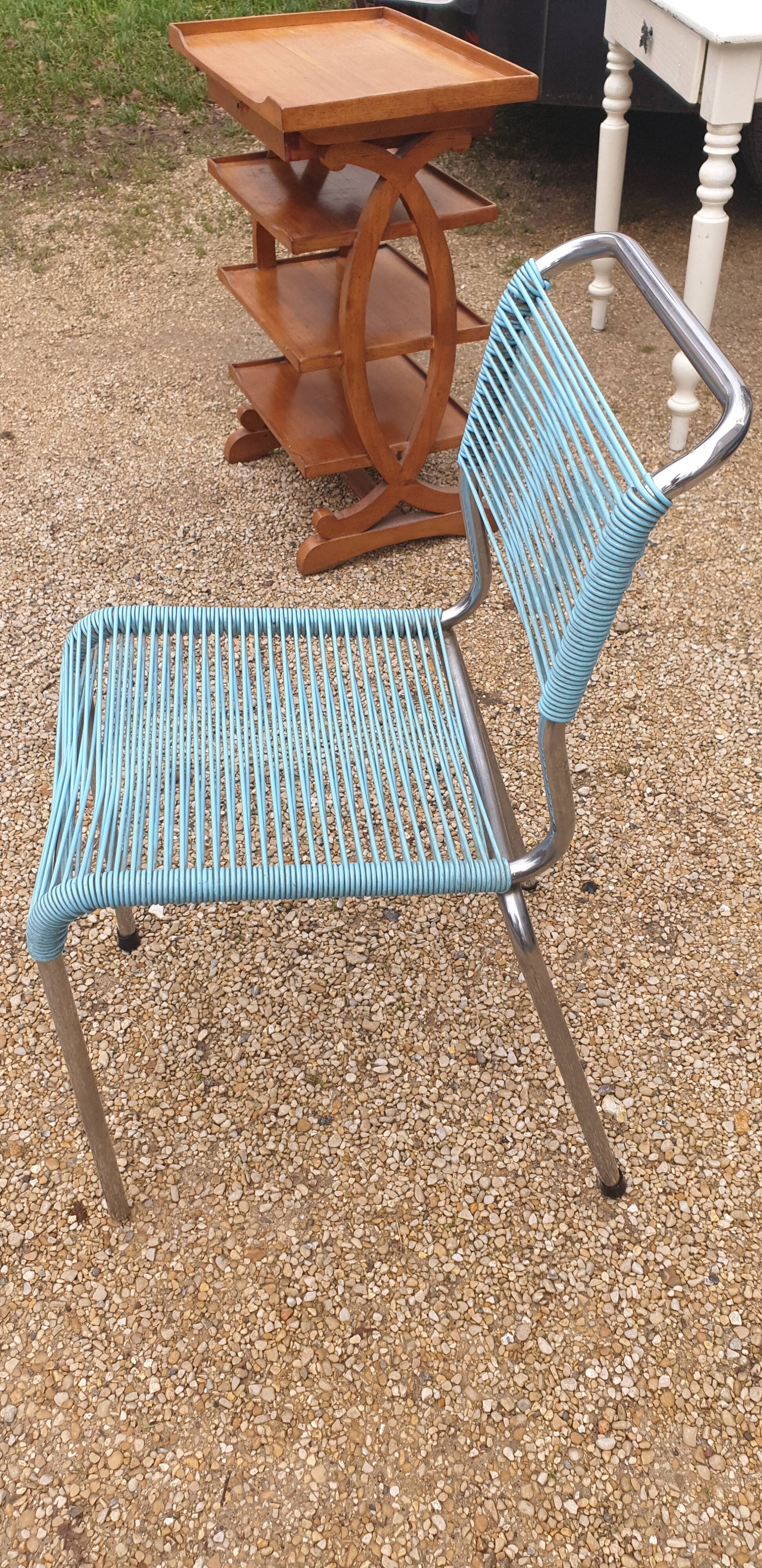 Scoubidou chair seventies