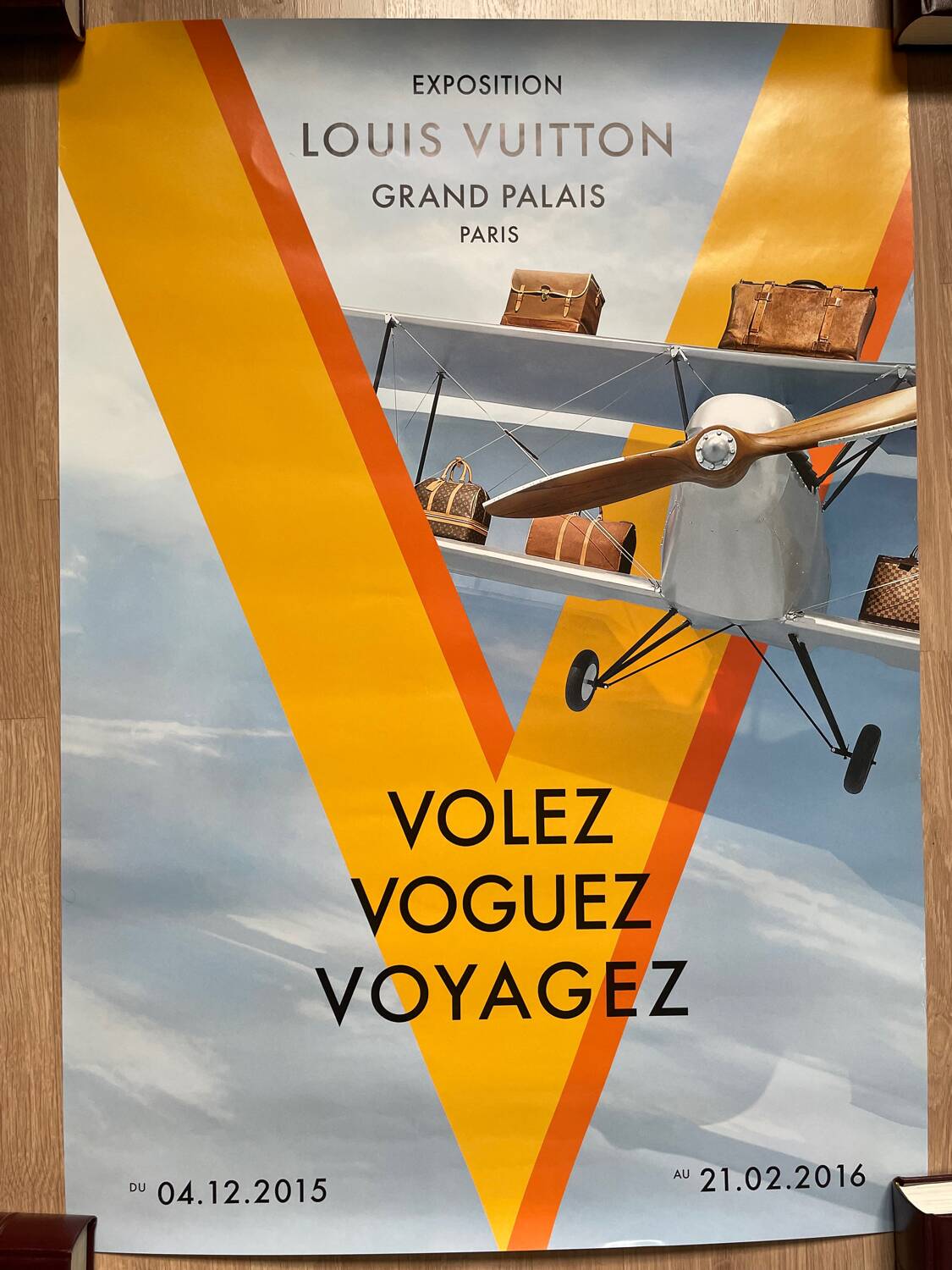 Affiche originale Louis Vuitton - Volez Voguez Voyagez