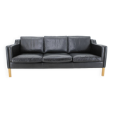 Vintage Scandinavian leather sofa