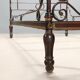 Restoration bed, second quarter of the 19th century, bronze and iron.