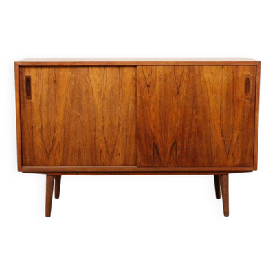 Buffet à portes coulissantes vintage en bois de rose