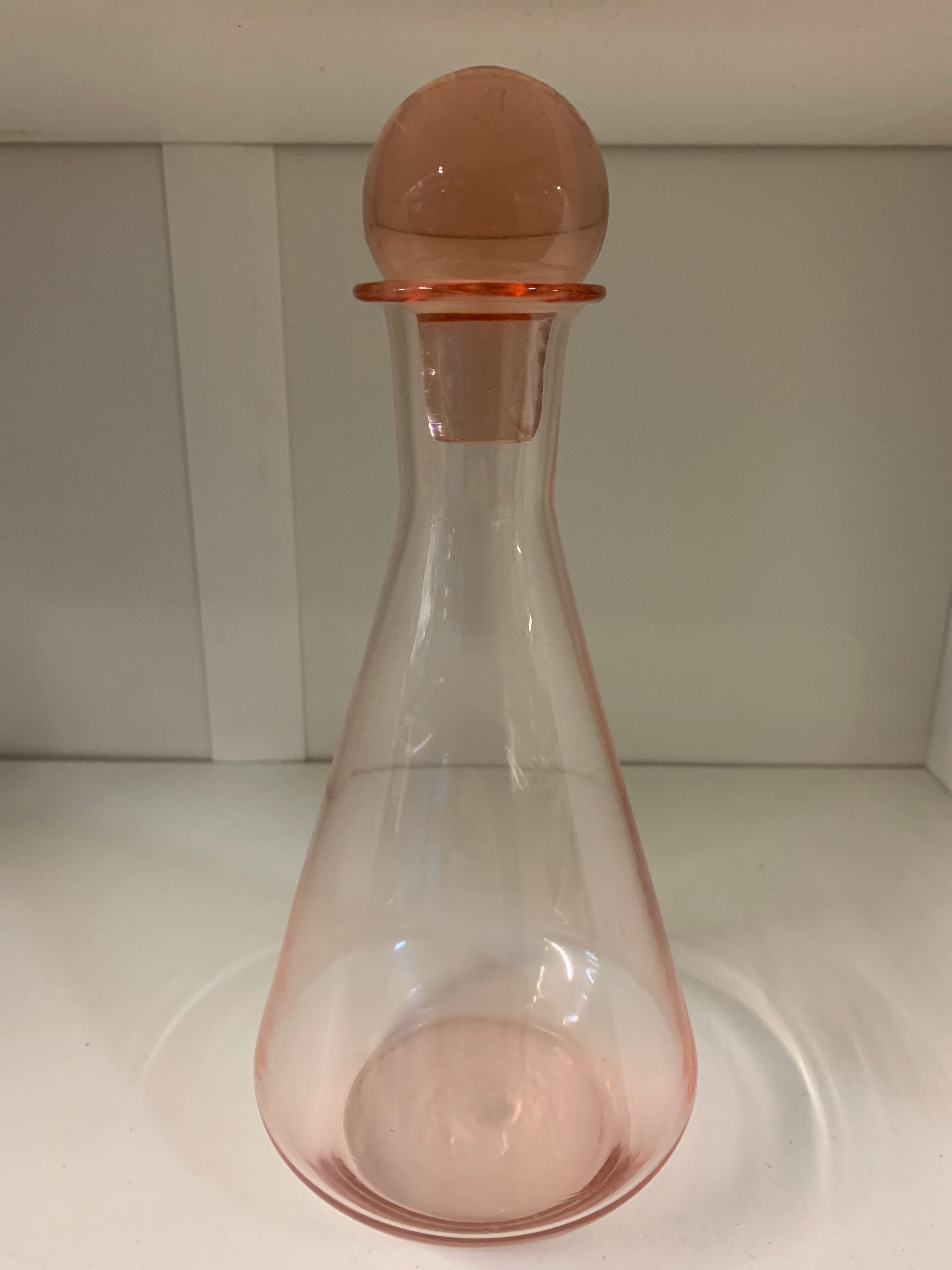 Carafe rose pale 1970