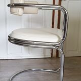 White 70s chair