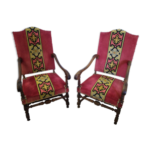 Fauteuils louis XIII