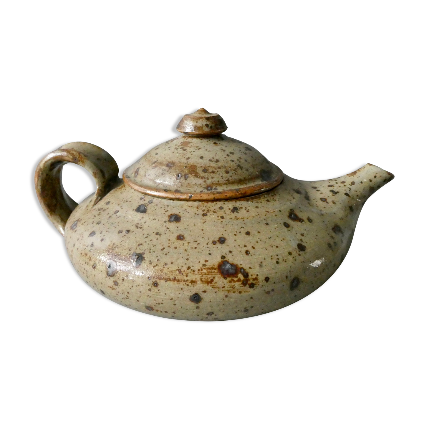 Pyrity sandstone tea, signed