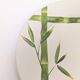 Set of 12 "bamboo" dessert plates