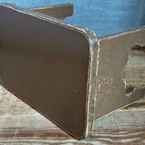 Mini-bench stool in old patinated solid wood