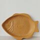 Plat vintage en barbotine poisson