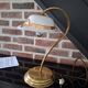 Vintage brass capeline lamp