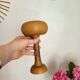 Porte chapeau en bois tourné, buis
