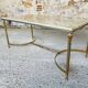 Vintage marble and brass coffee table circa 60's