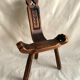 Brutalist tripod chair