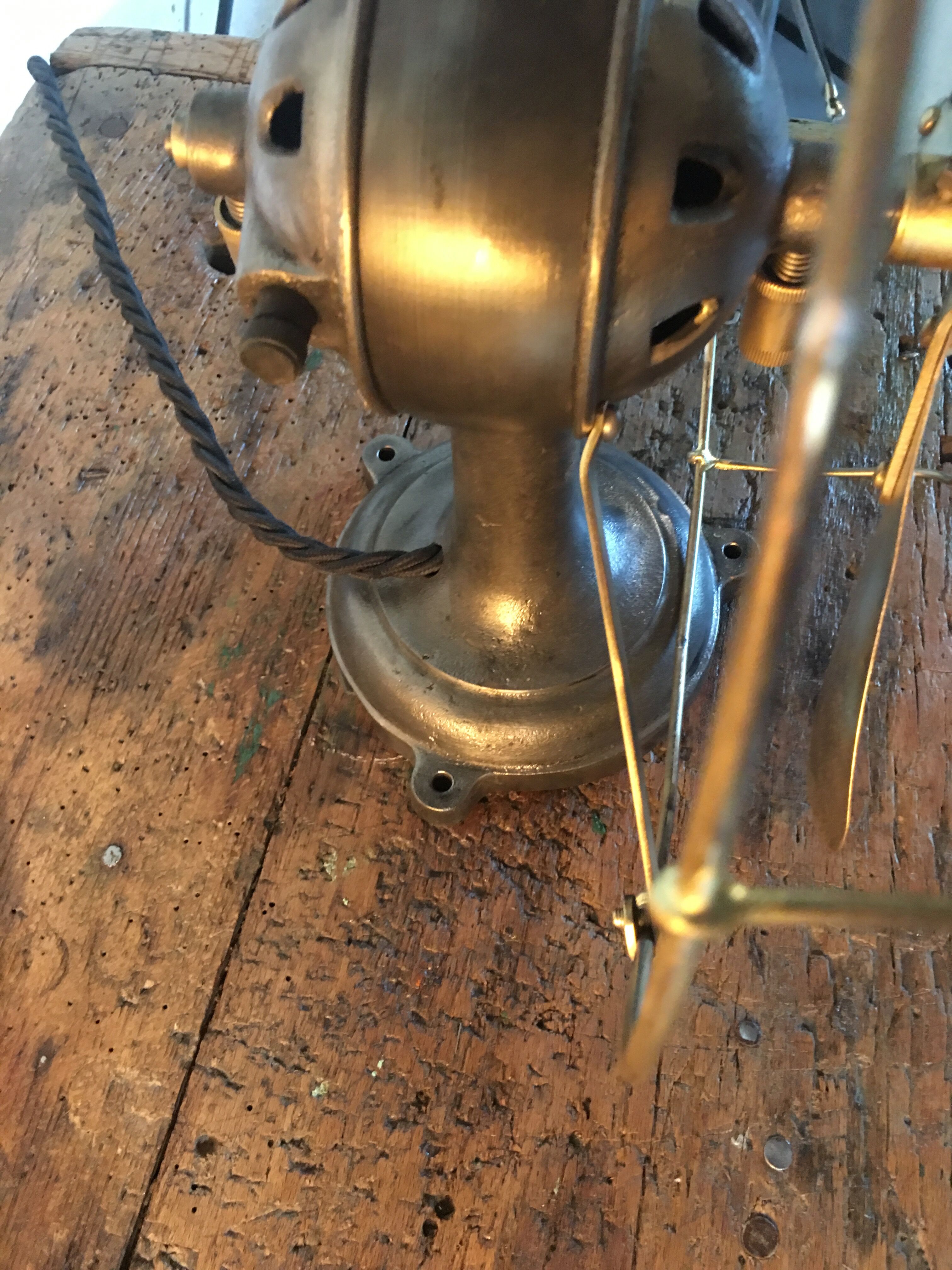 Former fan cast iron and brass 1930