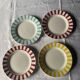 Set of 4 old Digoin flat plates