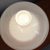 Murano glass incamiciato mushroom table lamp VeART 1970s
