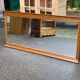 Louis Philippe style bistro/brasserie mirror in solid wood, 195x85