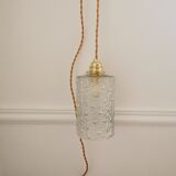 Soaked glass pendant lamp