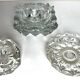 Set of three ashtrays