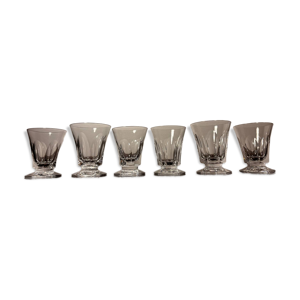 6 verres cristal de Sèvres