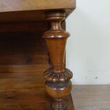 Very pretty Renaissance style display case in solid walnut circa 1850