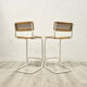 Tabourets de bar de style Bauhaus, années 1970