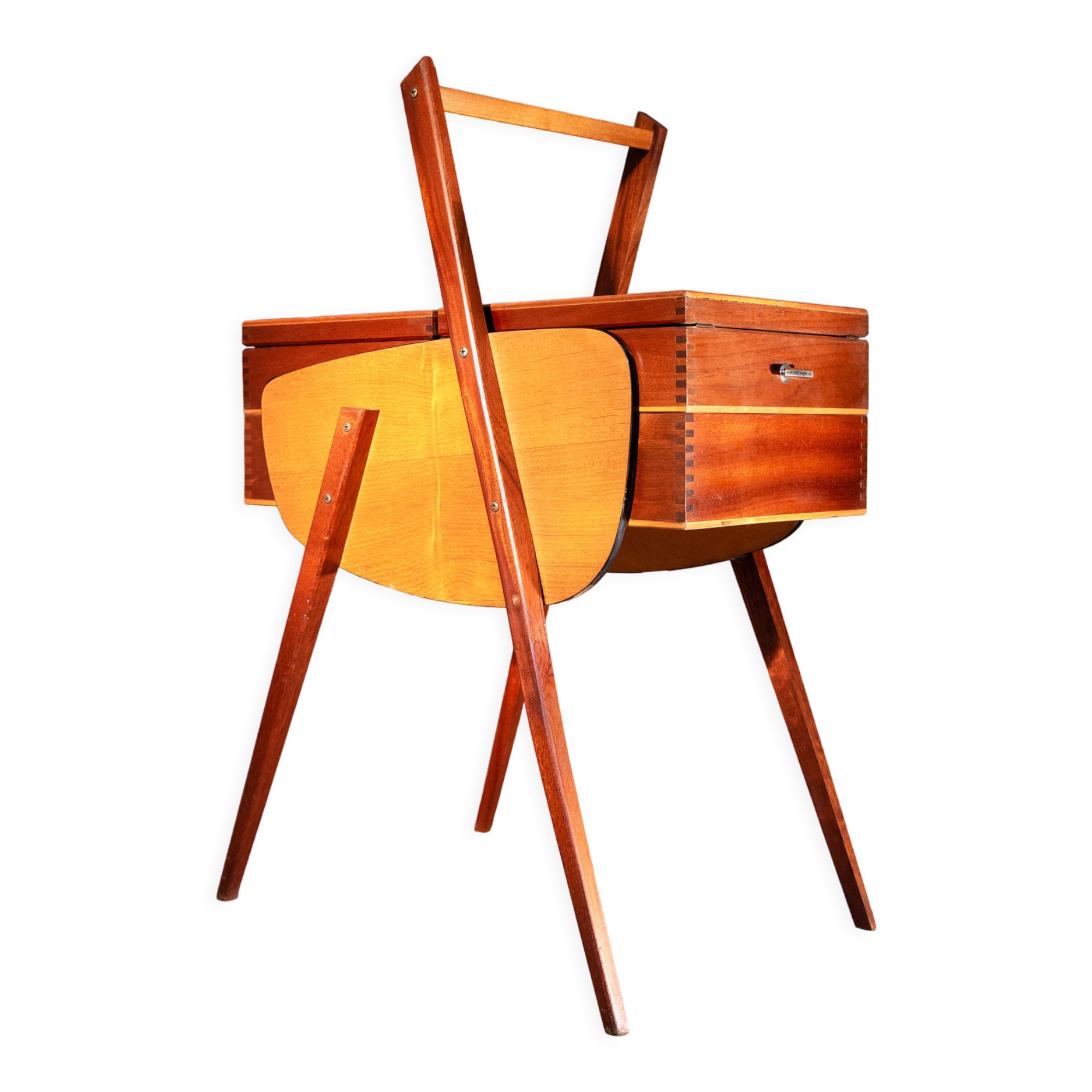 Worker, book box, compass feet, year 50-60