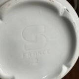Sarreguemines white porcelain teapots from the 70s (X10)